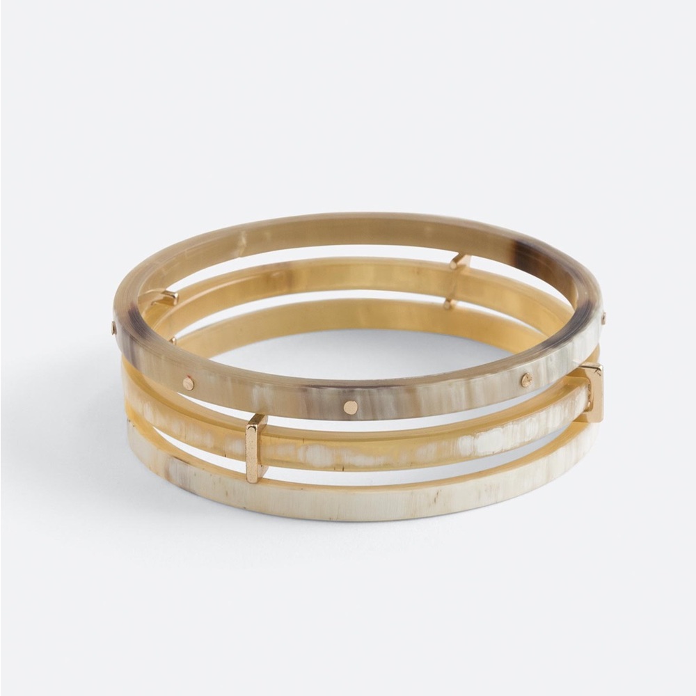 Noonday Collection Bone Bangles - Picture 2 of 2
